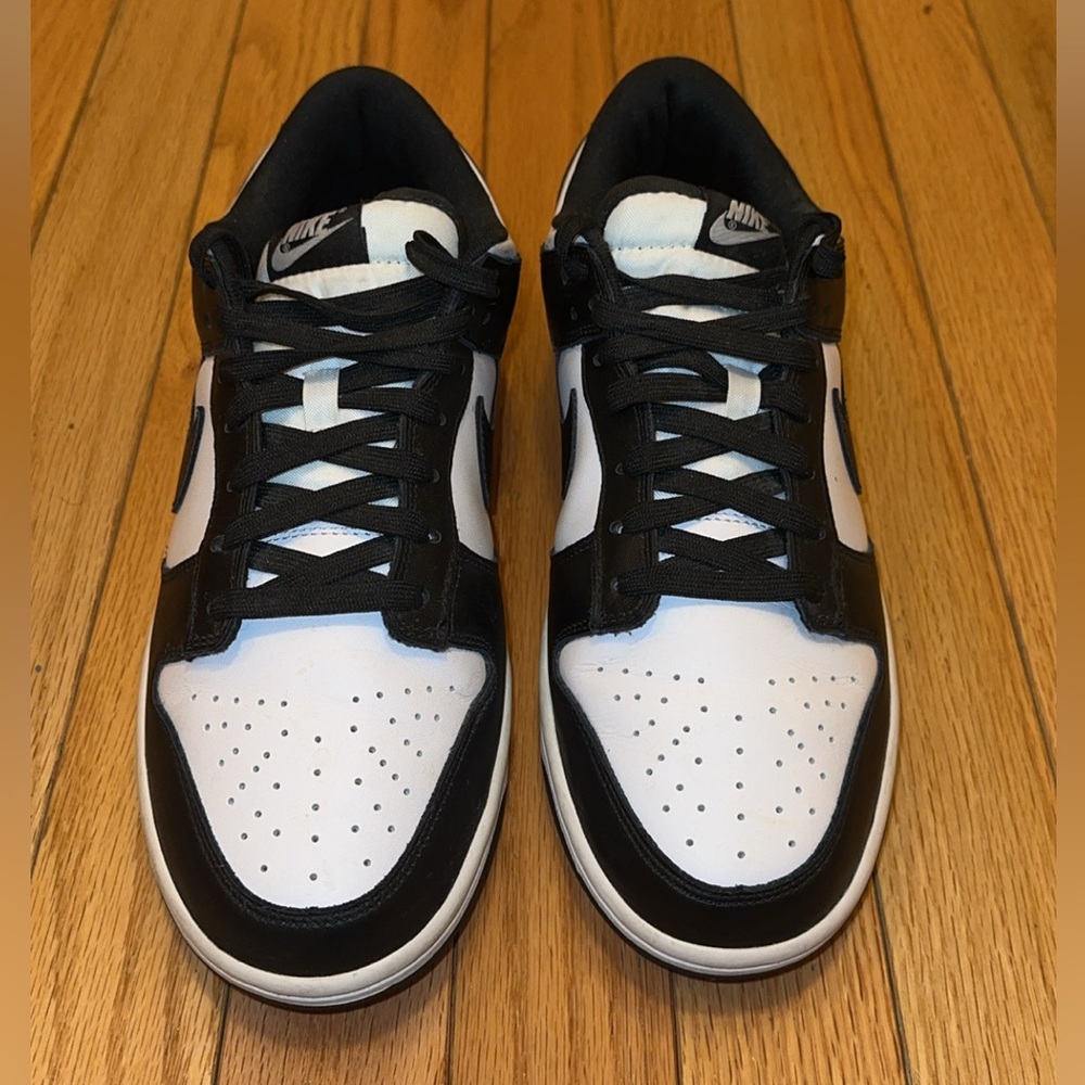 Men’s Authentic Nike Dunk Low Black White Panda